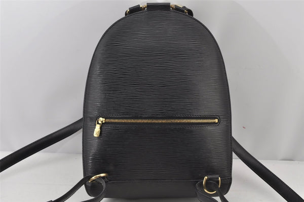 Authentic Louis Vuitton Epi Mabillon Backpack Black M52232 LV 6060J