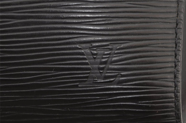 Authentic Louis Vuitton Epi Mabillon Backpack Black M52232 LV 6060J