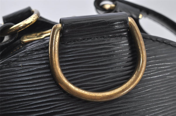 Authentic Louis Vuitton Epi Mabillon Backpack Black M52232 LV 6060J