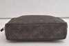 Auth Louis Vuitton Monogram Trousse Toilette 23 Clutch Hand Bag M47524 LV 6060K