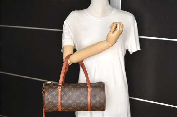 Authentic Louis Vuitton Monogram Papillon 30 Hand Bag Old Model LV 6061I