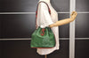 Authentic Louis Vuitton Epi Petit Noe Bi-color Green x Red Drawstring Bag 6061J