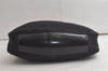 Authentic GUCCI Vintage Bamboo Shoulder Tote Bag Nylon Leather Black 6062K
