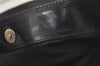 Authentic GUCCI Vintage Bamboo Shoulder Tote Bag Nylon Leather Black 6062K