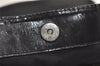 Authentic GUCCI Vintage Bamboo Shoulder Tote Bag Nylon Leather Black 6062K