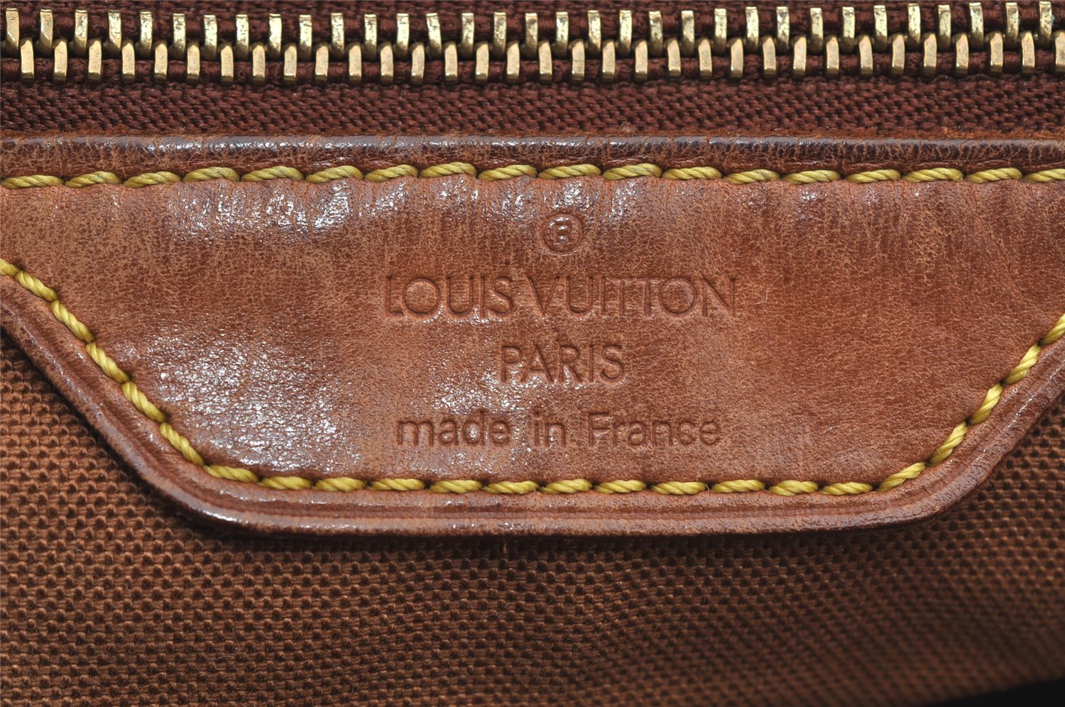 Authentic Louis Vuitton Monogram Cabas Mezzo Shoulder Tote Bag M51151 Junk 6065I