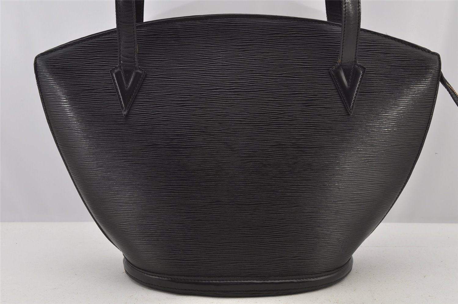 Auth Louis Vuitton Epi Saint Jacques Shopping Shoulder Bag Black M52262 LV 6065J