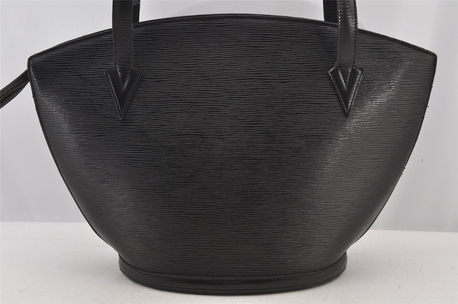 Auth Louis Vuitton Epi Saint Jacques Shopping Shoulder Bag Black M52262 LV 6065J