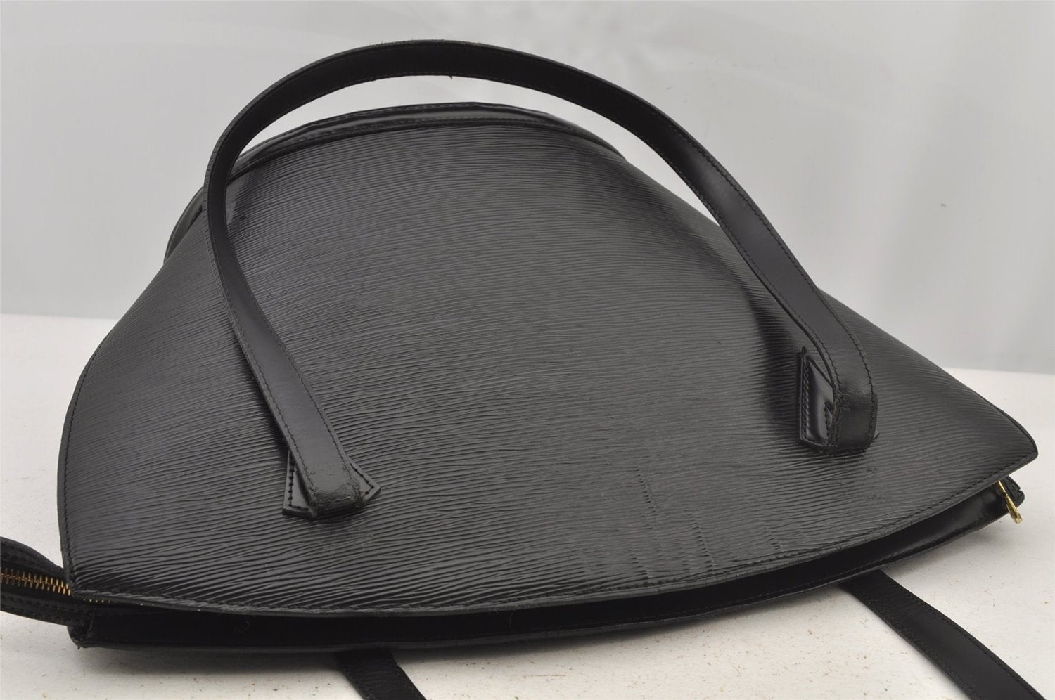 Auth Louis Vuitton Epi Saint Jacques Shopping Shoulder Bag Black M52262 LV 6065J