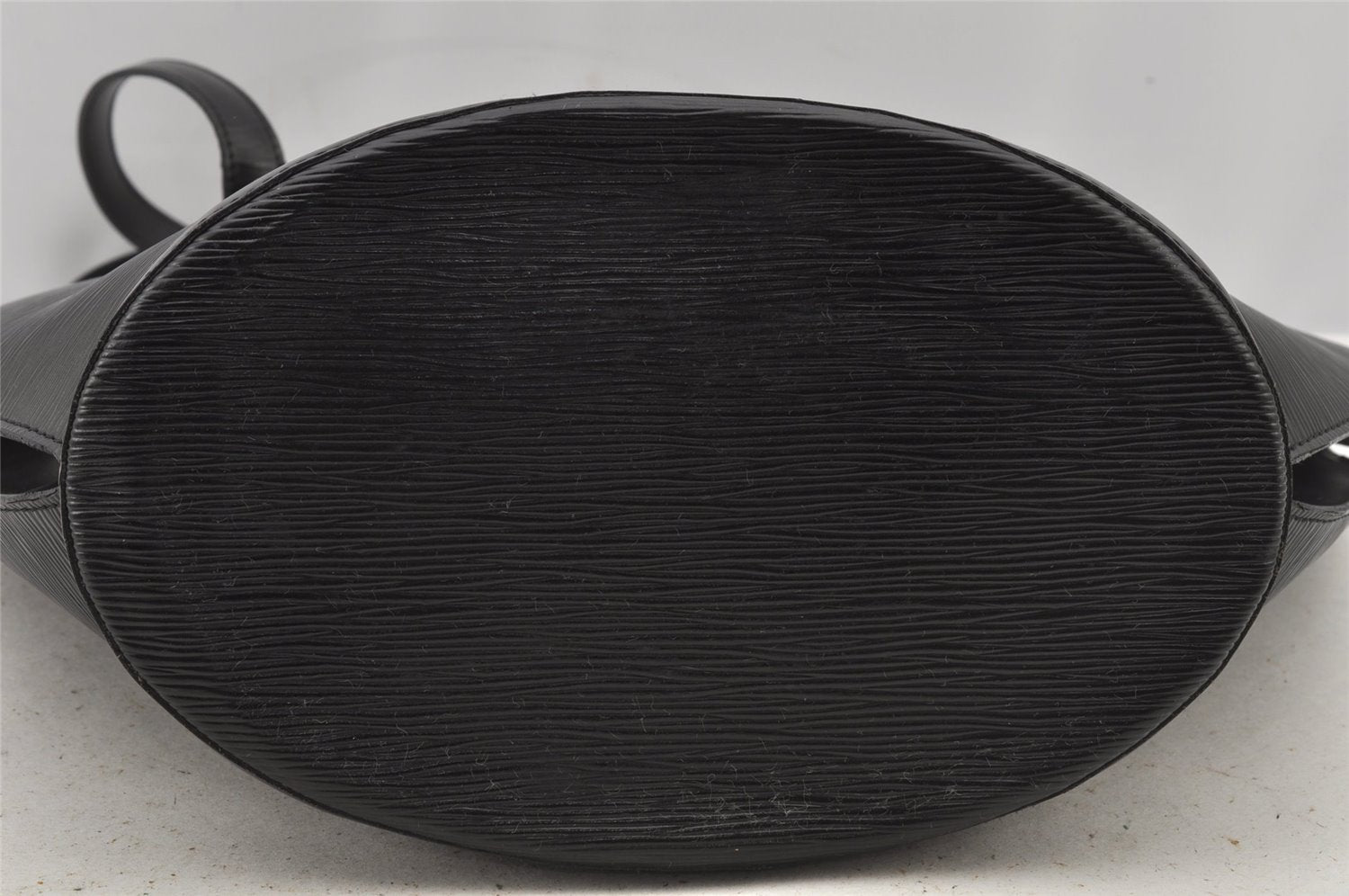 Auth Louis Vuitton Epi Saint Jacques Shopping Shoulder Bag Black M52262 LV 6065J