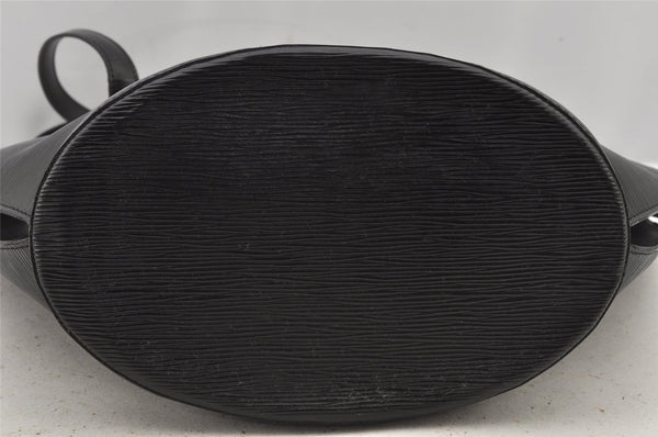 Auth Louis Vuitton Epi Saint Jacques Shopping Shoulder Bag Black M52262 LV 6065J