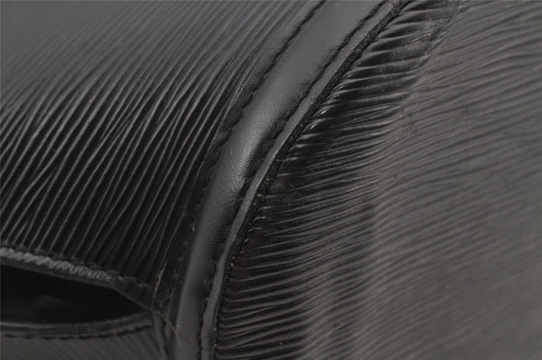 Auth Louis Vuitton Epi Saint Jacques Shopping Shoulder Bag Black M52262 LV 6065J