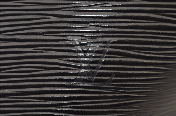 Auth Louis Vuitton Epi Saint Jacques Shopping Shoulder Bag Black M52262 LV 6065J