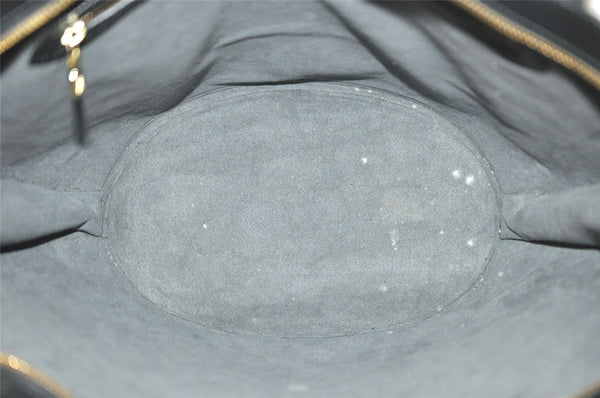 Auth Louis Vuitton Epi Saint Jacques Shopping Shoulder Bag Black M52262 LV 6065J