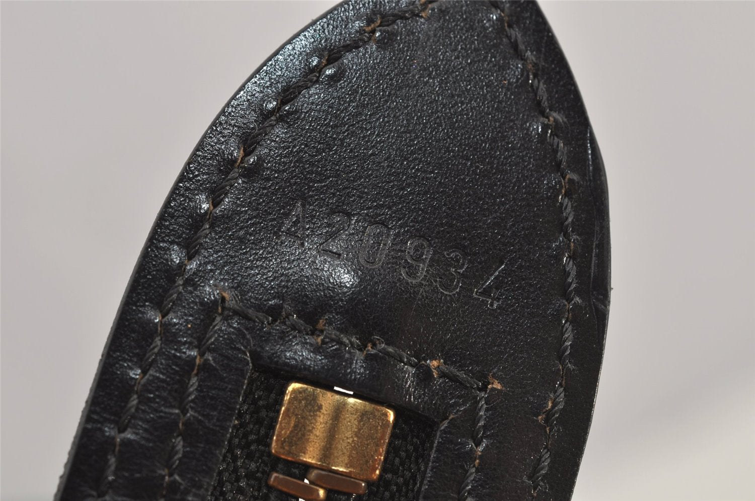 Auth Louis Vuitton Epi Saint Jacques Shopping Shoulder Bag Black M52262 LV 6065J