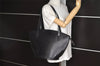 Auth Louis Vuitton Epi Saint Jacques Shopping Shoulder Bag Black M52262 LV 6065J