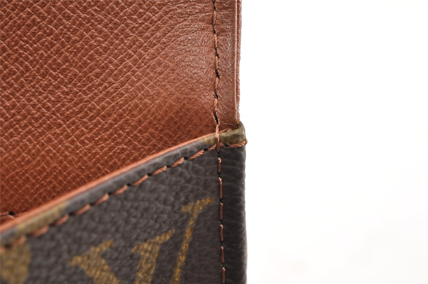 Authentic Louis Vuitton Monogram Pochette Dame PM M51812 Clutch Hand Bag 6067I