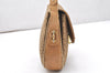 Authentic GUCCI Micro GG Canvas Leather Shoulder Cross Body Bag Brown 6067K
