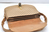 Authentic GUCCI Micro GG Canvas Leather Shoulder Cross Body Bag Brown 6067K