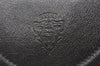 Authentic GUCCI Vintage Bamboo Shoulder Hand Bag Nylon Leather Black 6068K