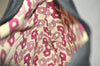 Authentic GUCCI Vintage Bamboo Shoulder Hand Bag Nylon Leather Black 6068K