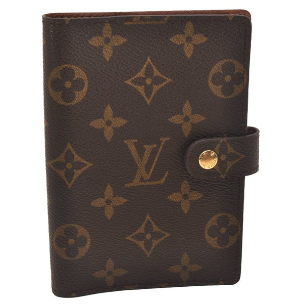 Authentic Louis Vuitton Monogram Agenda PM Notebook Cover R20005 LV 6069J