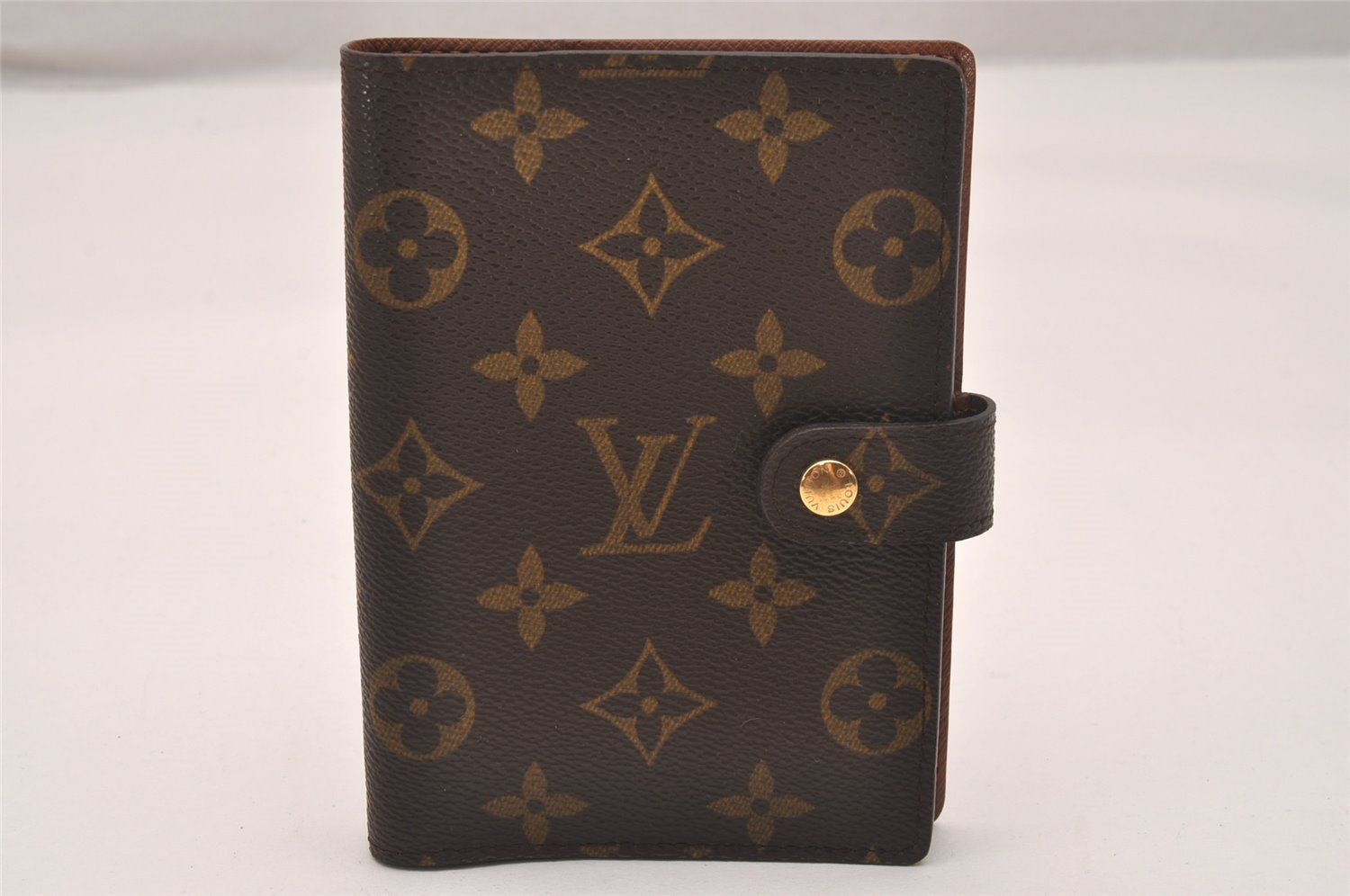 Authentic Louis Vuitton Monogram Agenda PM Notebook Cover R20005 LV 6069J