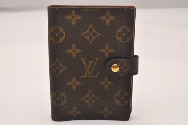 Authentic Louis Vuitton Monogram Agenda PM Notebook Cover R20005 LV 6069J