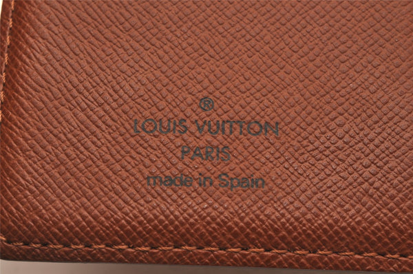 Authentic Louis Vuitton Monogram Agenda PM Notebook Cover R20005 LV 6069J