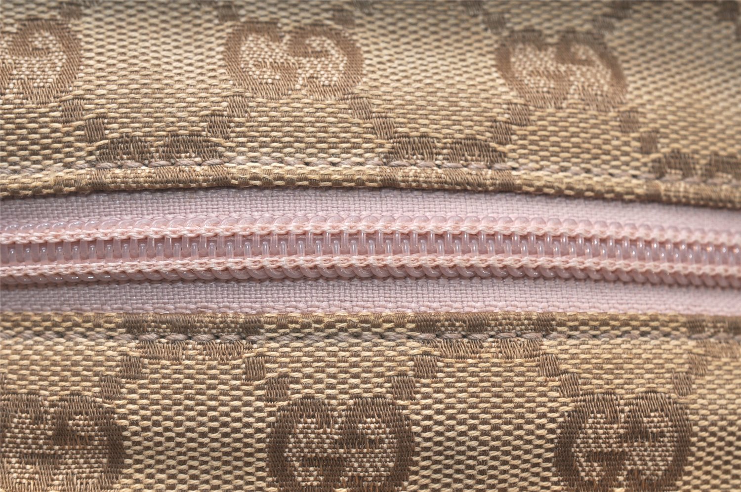 Authentic GUCCI Shoulder Cross Body Bag GG Canvas Leather 189749 Beige 6069K
