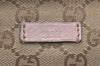 Authentic GUCCI Shoulder Cross Body Bag GG Canvas Leather 189749 Beige 6069K