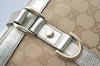Authentic GUCCI Abbey Shoulder Tote Bag GG Canvas Leather 141471 Beige 6070J