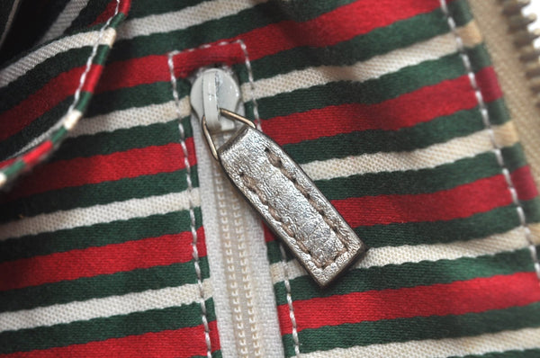 Authentic GUCCI Abbey Shoulder Tote Bag GG Canvas Leather 141471 Beige 6070J