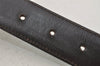 Auth GUCCI Interlocking G Belt GG Canvas Leather 85cm 33.5" 114874 Brown 6071J