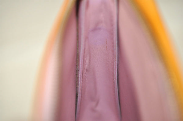 Auth Louis Vuitton Monogram Vernis Mott Shoulder Bag Yellow M91034 LV Junk 6072I