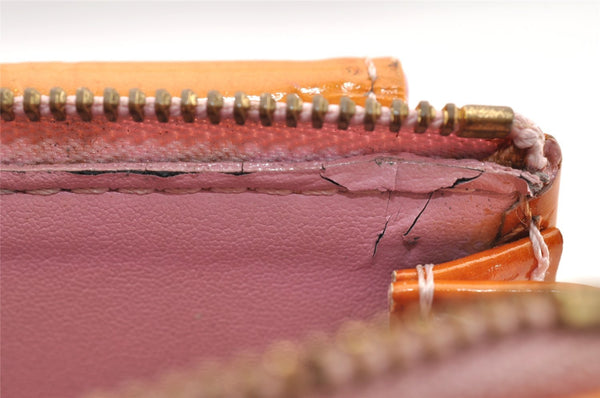 Auth Louis Vuitton Monogram Vernis Mott Shoulder Bag Yellow M91034 LV Junk 6072I