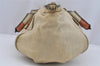 Authentic Chloe Ethel 2Way Shoulder Hand Bag Purse Leather White Cream 6072J