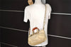 Authentic Chloe Ethel 2Way Shoulder Hand Bag Purse Leather White Cream 6072J