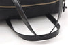 Authentic PRADA Vintage Nylon Tessuto Leather Hand Boston Bag Purse Black 6075K