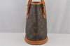 Authentic Louis Vuitton Monogram Bucket PM Shoulder Tote Bag M42238 Junk 6076J