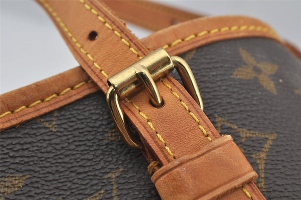 Authentic Louis Vuitton Monogram Bucket PM Shoulder Tote Bag M42238 Junk 6076J
