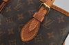 Authentic Louis Vuitton Monogram Bucket PM Shoulder Tote Bag M42238 Junk 6076J