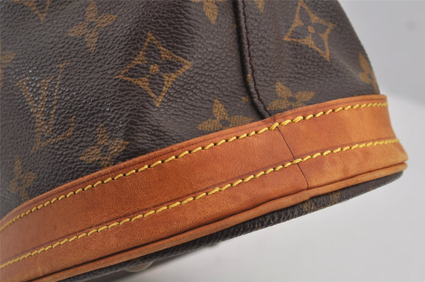 Authentic Louis Vuitton Monogram Bucket PM Shoulder Tote Bag M42238 Junk 6076J