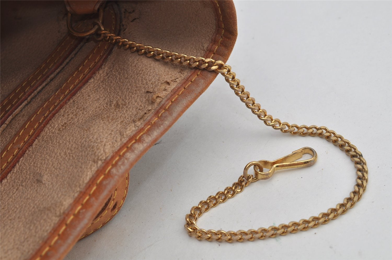 Authentic Louis Vuitton Monogram Bucket PM Shoulder Tote Bag M42238 Junk 6076J