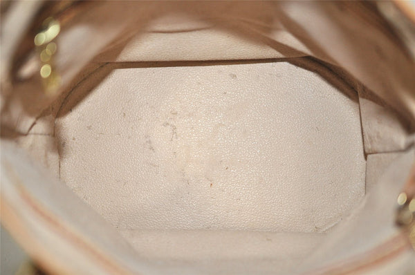 Authentic Louis Vuitton Monogram Bucket PM Shoulder Tote Bag M42238 Junk 6076J