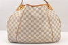 Authentic Louis Vuitton Damier Azur Galliera PM Shoulder Bag N55215 LV 6076K