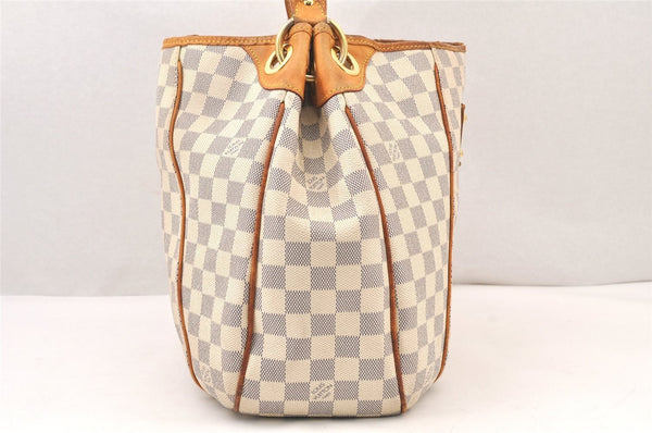Authentic Louis Vuitton Damier Azur Galliera PM Shoulder Bag N55215 LV 6076K
