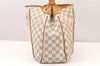Authentic Louis Vuitton Damier Azur Galliera PM Shoulder Bag N55215 LV 6076K