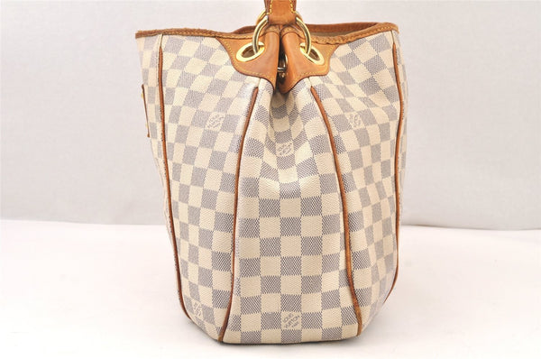Authentic Louis Vuitton Damier Azur Galliera PM Shoulder Bag N55215 LV 6076K