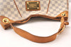 Authentic Louis Vuitton Damier Azur Galliera PM Shoulder Bag N55215 LV 6076K